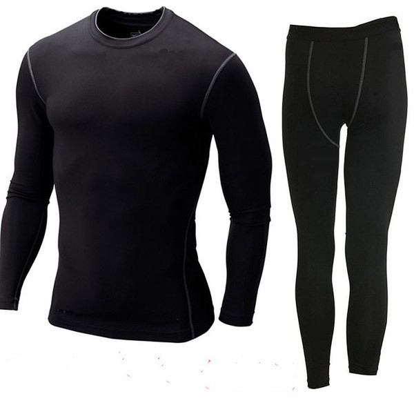 Free Shipping Men And Women Thermal Underwear Set Hot-Dry Technology Surface Warm Elastic Force