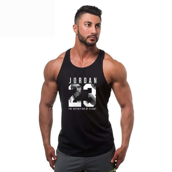 23 Brand Clothing Fitness Tank Top Men Stringer Golds Bodybuilding Muscle Shirt Workout Vest gyms Undershirt Plus Size