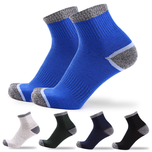 HSS New Brand 5Pairs Men's Cotton Socks Quick-Drying Men Winter socks Strandard Thermal for male trekking High Quality EU39-45