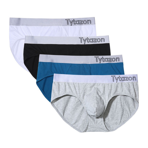 Tytazon Wholesale Men's Underwear Breathable Waistband Body Stretch Steel Coon Soft Hip Brief Support Boost Tagless Fly White