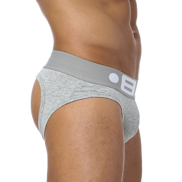 Brand Fashion hot elastic popular brand BS Underwear breathable cotton sexy gay spandex cueca hombr men underwear B0103