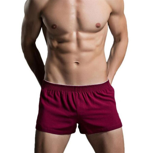 Solid Man Trunk Brand Male Panties Cotton Boxers Panties High Quality Breathable Men's Trunk Shorts