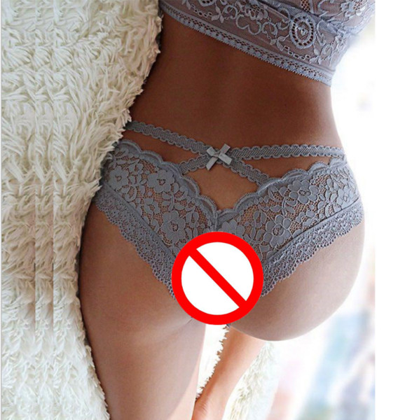 Foreign trade sexy underwear female XL lace hollow free low waist triangle underwear Amazon P5172