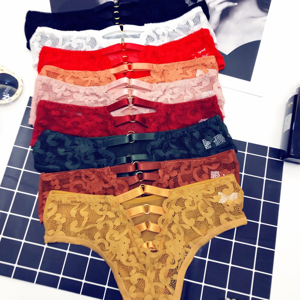 new arrive Women Briefs Panties Sexy Summer Lace Underwear Low Waist Womens Lace Underwear For Lady