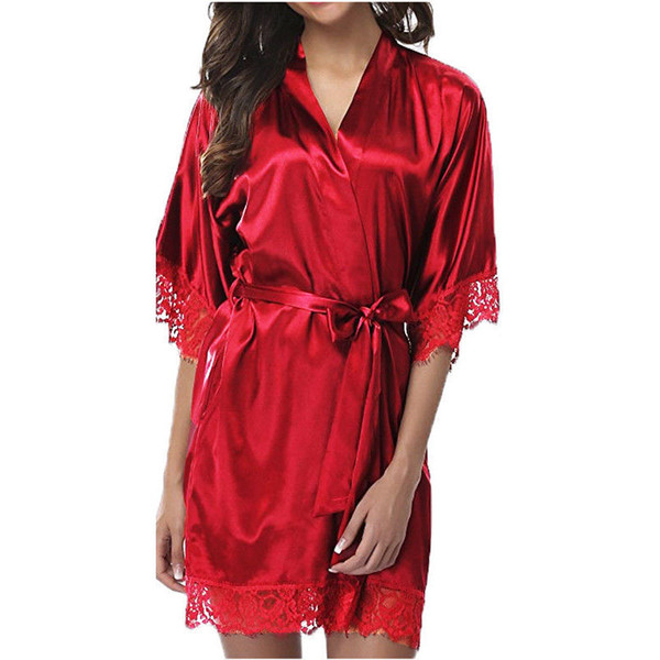 European and American foreign trade sexy underwear sexy imitation ice silk large size nightdress;Sexy imitation ice silk big size nightdress