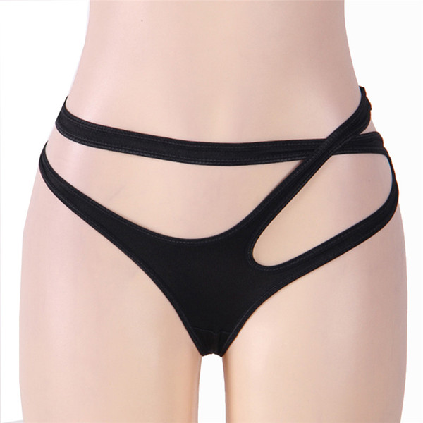 New Sexy Women Briefs Underwear Black Calcinha Plus Size Sexy Panties Ladies Satin Thongs And G-Strings M L XL 3XL Panties