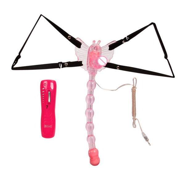 Baile 7 Speed Vibrating Butterfly G Spot Stimulation,Long anal dildo strap on vibrator Anal Sex Toys For Woman.