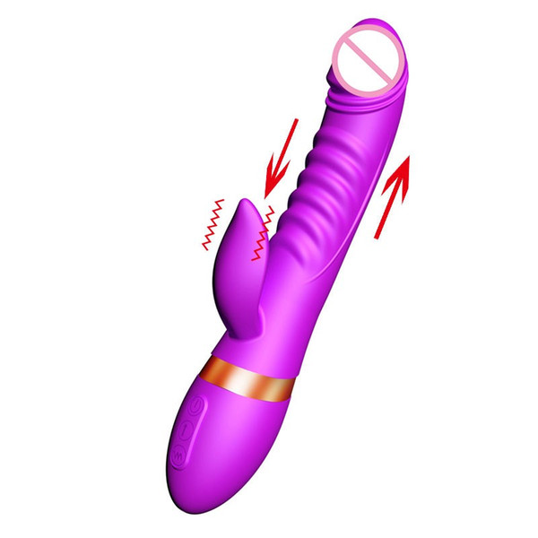 Magnetic Pulse Thrusting Vibrator Female Sex Toys Adult Dildo Vibrator Waterproof Soft Silicone G Spot Intimate Toys for Women