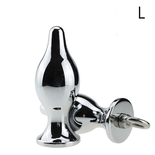 Metal Anal Plug Silver Stainless Steel Butt Plug Sex Toys Product