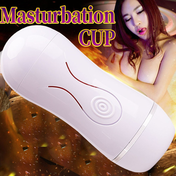 Men's Masturbation Penile Exerciser Suction Aircraft Cup for Adults Sex Toys Shock massage male penis Masturbators New Cup B40