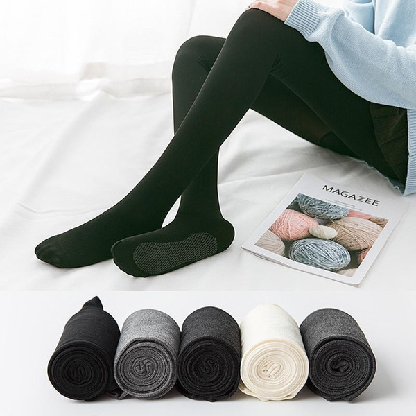 New Casual Thicken Ladies High-Elastic Breathable Female Stockings With Feet Keep Warm Comfortable Woman Tights 1 Pair