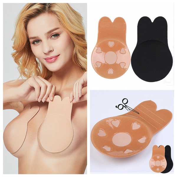 Anti-sag paste invisible silicone adhesive lift Bra women Thin Invisible Silicone Breast Pads Breathable Nipple Cover Intimates Bra FFA1743