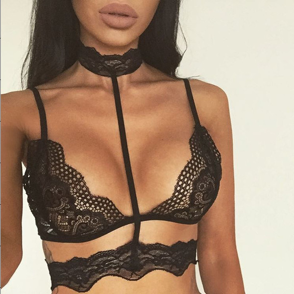 Lingeries Sexy Lingerie Underwear Women Underwears Women Clothes Crop Tops Camis Bralette Lace Party Club Summer Free Shipping 2019