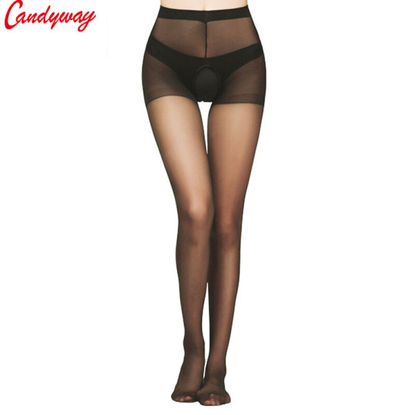 Open Crotch Tights for Women Stockings High Quality stockings pantyhose Sexy Footed Women Open Crotch Fashion black BA012