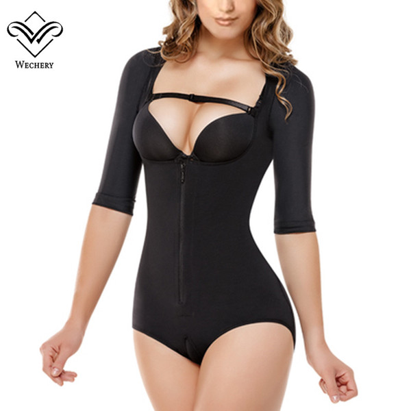 Wechery Butt Lift Body Shaper Bodysuits Women Hot Sexy Full Body Feminino Corset Tummy Control Slimming Underwear Bustier Shape