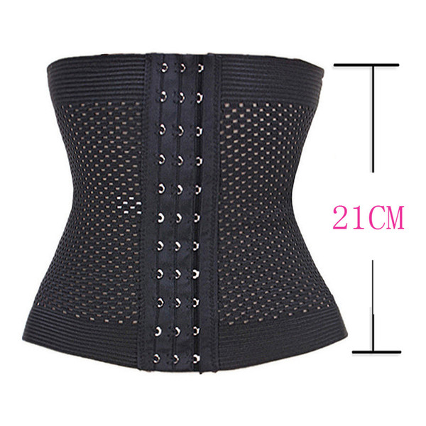 Hollow Out Sexy Underbust Corset Waist Trainer Cincher Belts Modeling Strap Slimming Short Belt Breathable Corset Girdle Elastic Rubber