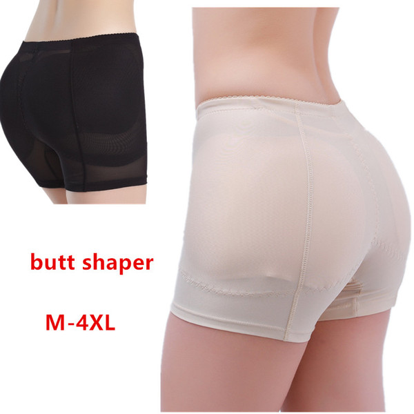 Seamless Breathable Underpants for Women Thin Mesh Padded Panties Butt Shapers Fake Ass Pad Underwear for Ladies