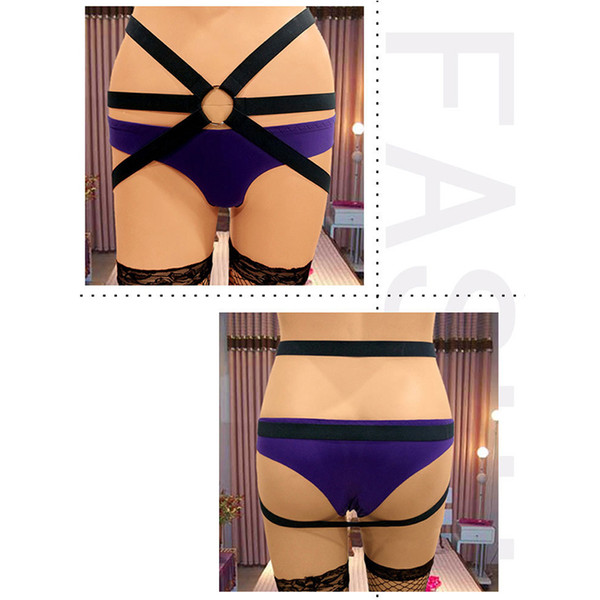 Sexy Lingerie Hollow Strappy Panties Harness Sex Straps Garter Women's Fashion Punk Suspender Belt Body Cage Thigh Garter Underwear