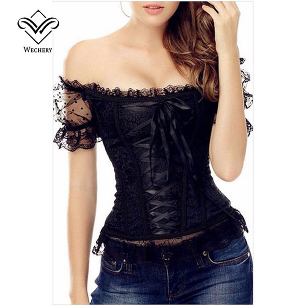 Lace Corset Waist Trainer Steampunk Sexy Corsets And Bustiers Top Sexy Lingerie Gothic Clothing Party Wear