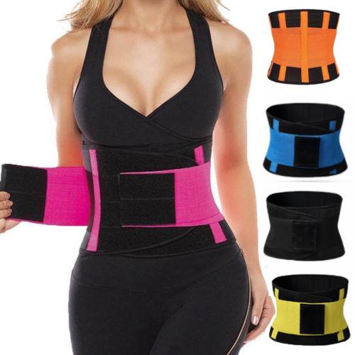 Waist Trainer Women Ladies Solid Latex Cincher Underbust Corset Shaper Shapewear Slimming