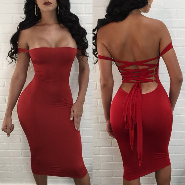 Maikun New Brand Dress for Women Sleeveless Cross Strap Dress Sexy Nightclub Tight Skirt 3 Colors 4 Sizes