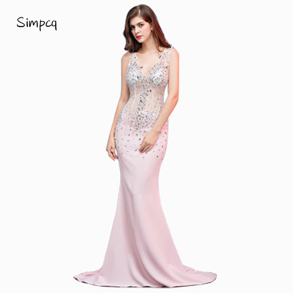 New V-neck Diamonds Lycra Empire Solid Tank Sleeveless Mesh Hot Sale Promotion Vestidos De Fiesta Plus Size Charm Women Dress