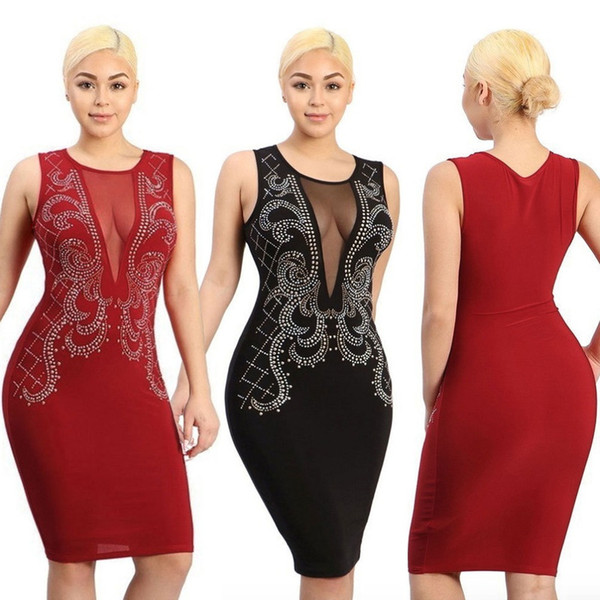 Buyter(TM) Hot Sale New Exotic designer bandage women sleeveless lace sexy club fashion red dress