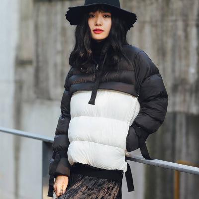 Women's Street Fashion Short Warm Outwear Thick Duck Down Jacket Feather Hand Embroidery Puffer Jacket Free DHL