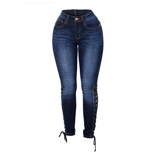 2019 Fashion Women Jeans Denim Female High Waist Stretch Slim Sexy Pencil Pants Skinny Jeans Woman Jeans Mujer