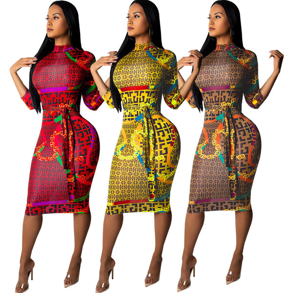 Women Sexy Club Dresses Spring Autumn New F Bodycon Dress Female Pencil Clothing