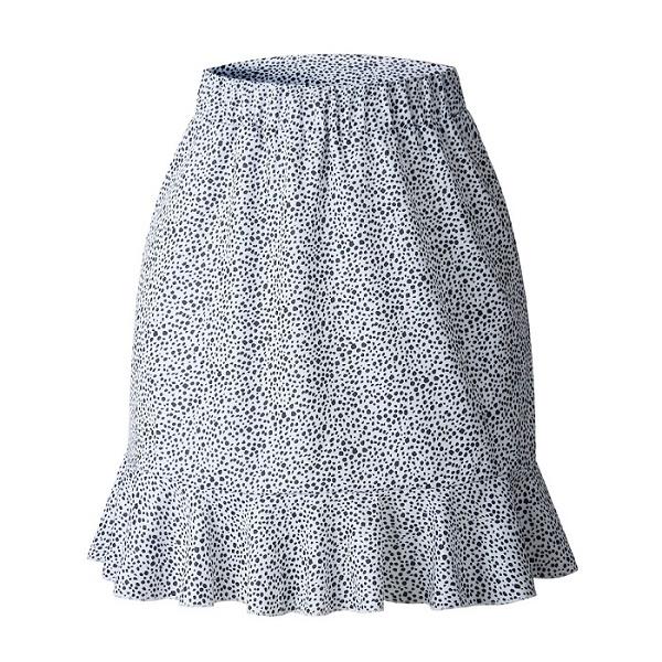 Spring and Summer Sexy Point Lotus Leaf Hemisphere Skirt Female Short Skirt Female Fashion Popular Trend Style High Good Quality jooyoo