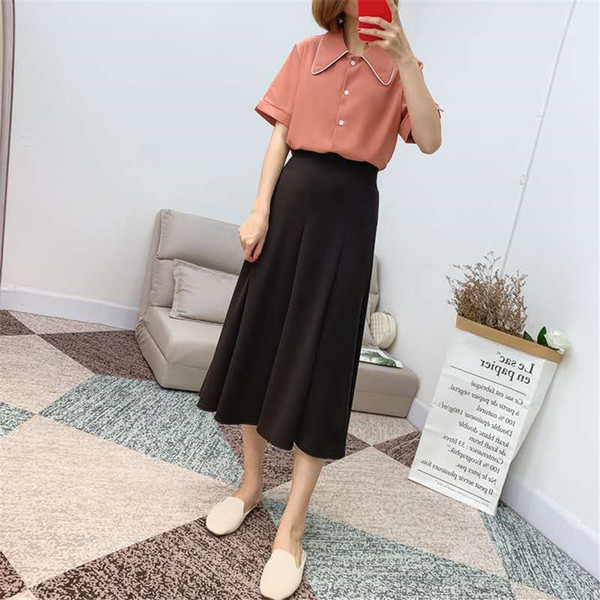 Super Fire Skirt Female Summer New Slim A Word Skirt Dress Fishtail Skirt Loose Long Section