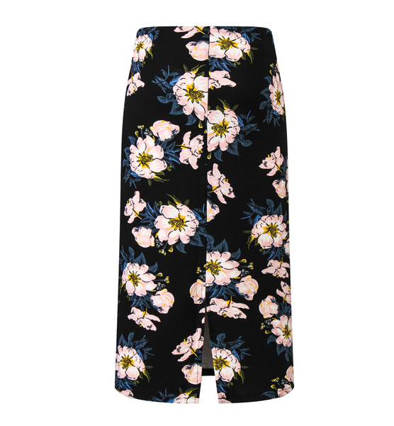 print women middle ladies skirts fashion design vogue girls slim