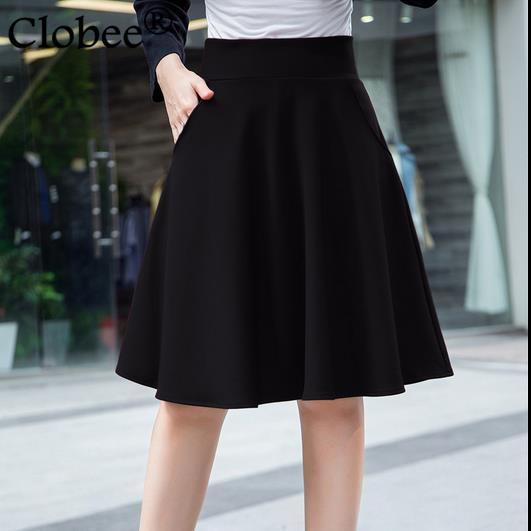 2017 Summer Autumn style casual Women Bottoms new arrival high waist sexy pleated Skirt for women slim Skater female Skirt WR788