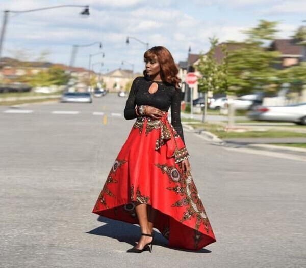 African Dresses 2019 Fashion Women Clothing For Limited Polyester The New Fashion Sexy Printing Irregular Skirts