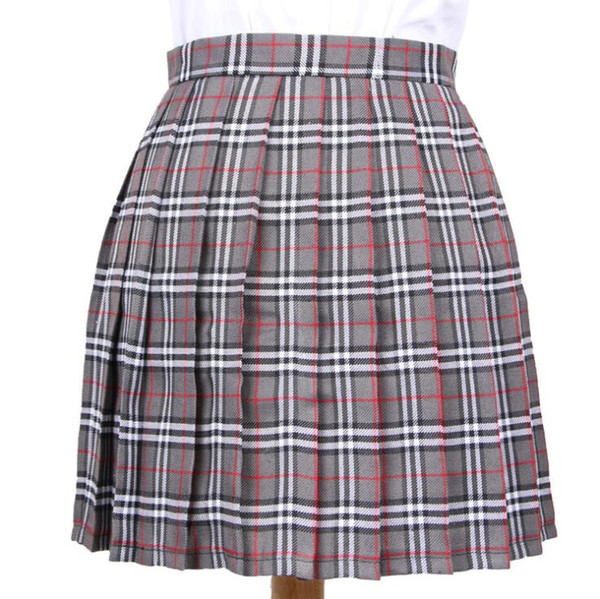 Women's Plaid Skirt Saia Xadrez Women High Waist Casual Wind Cosplay Pleated Skirt Kawaii Student Skirts Plus Size XS-3XL