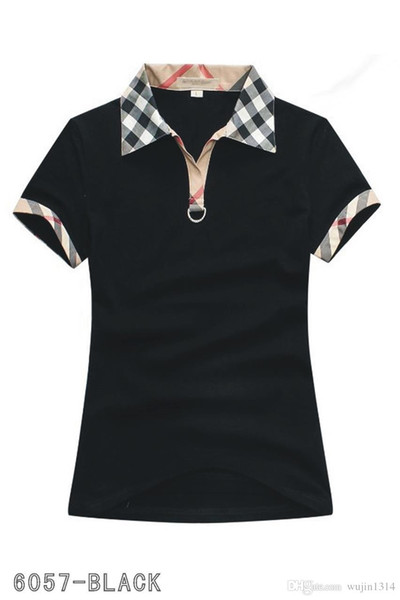 Polos ladies fashion casual polo shirt ladies polo shirt 8-color s-2XL Camisetas blouse Mujer camiseta A018