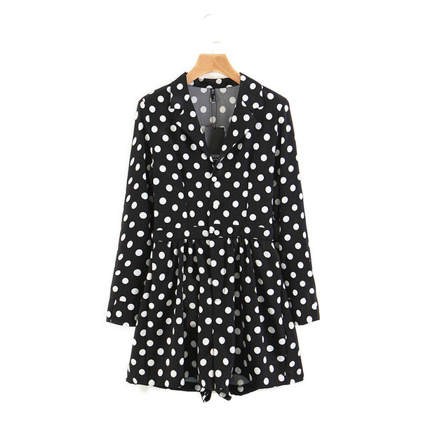 Spring Women Long Blouse Polka Dot Ruffled Shirt Chiffon Elegant Brand Loose Casual Ladies Autumn Wear Bodycon Party Vestidos