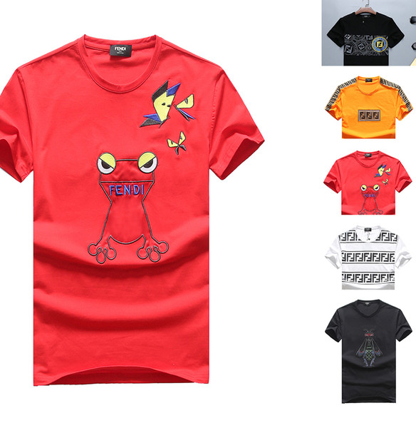 newest hip 14 styles FEN High quality T-Shirt Men Women Short Sleeve t shirts Summer Cotton Tees Skateboards Shirt Floral