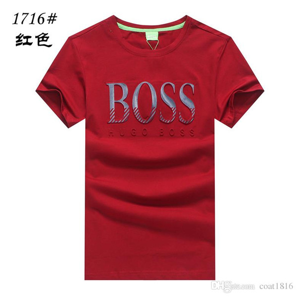 2018 summer designer T-shirt men's shirt letter printing T-shirt men's clothing brand short-sleeved T-shirt women's shirt