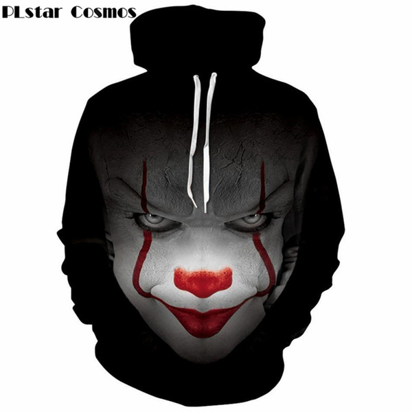 PLstar Cosmos Pennywise 3D Hoodies Sweatshirt Men/Women Autumn Winter Hoody Tops Fashion Casual