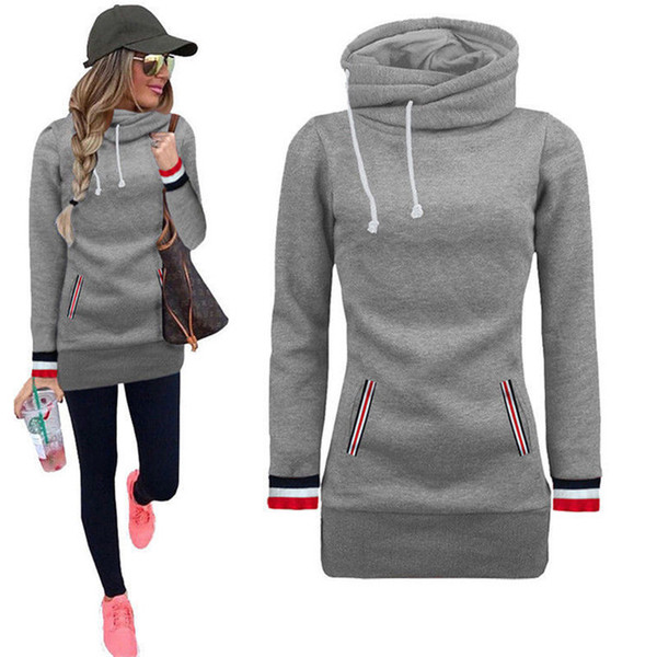 Winter Autumn Women Hoodies Fleece Warm Hooded Sweatshirt Long Sleeve Casual Loose Pullover Sweatshirt Coat Sudaderas Mujer