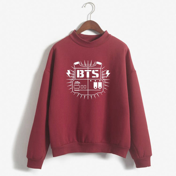 BTS k pop Women Hoodies Sweatshirts Hoodies outwear Hip-Hop Bangtan boy jimin Clothes long sleeve o-neck letter sweatshirt woman