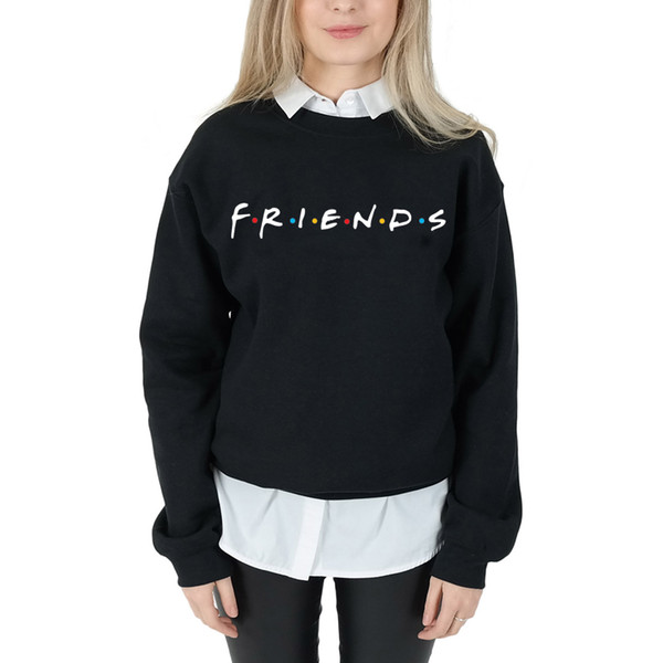 New 2018 Best Friend Letter Printed Women Hoodie Loose Hoodie Best Friends Matching Female Casual Sweatshirts Long Sleeves Top