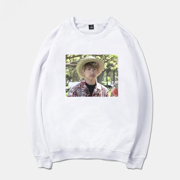 Jungkook Hawaii Kpop Spring Warm Anime Hoodies Sweatshirt Men/Women Tracksuit Hip Hop Men Hoodie Clothes