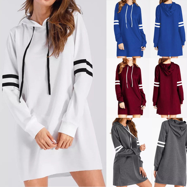 Maikun New Brand Casual Crew Neck Pullover Long Sleeve Hoodies For Women 4 Colors 4 Sizes