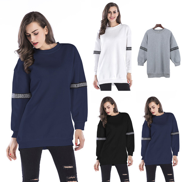 BOFUTE New Women's Clothing Thicken Long Sleeve Loose Coats Sweatshirt B5609