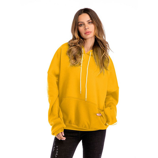 Spring And Autumn New Garment Women's Hat Pullover Long Sleeve Loose Large Coat Fashion Female Popular Trend Style jooyoo