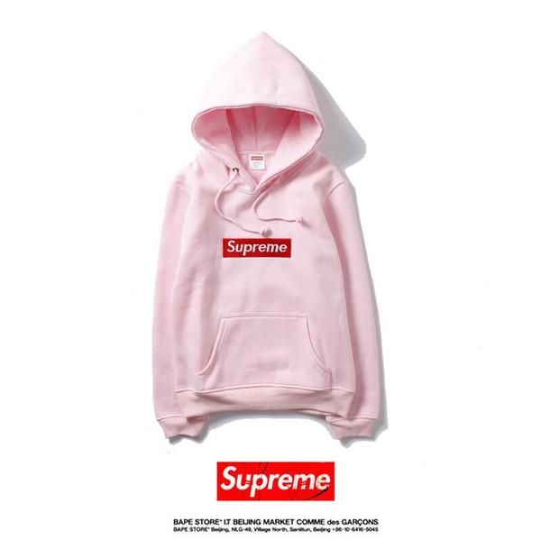 2019 New Fashion Couples SUPREME Men Women Unisex Customized Design Print Hoodies Sweater Sweatshirt Jacket Pullover Top