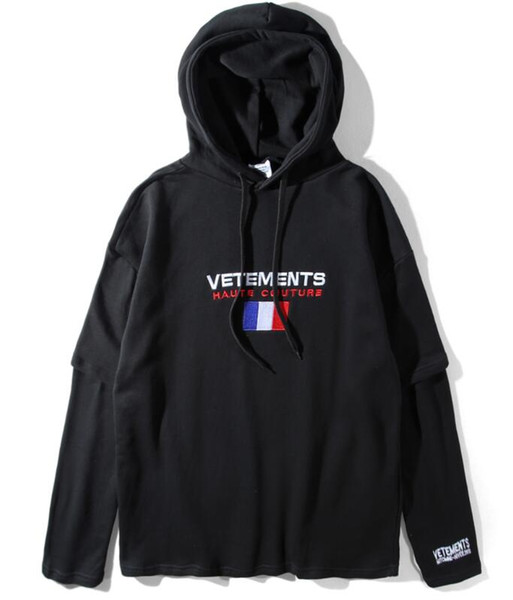 2018 BEST VERSION NEW vetements Oversized collection Women Men hoodies pullover quality hiphop Sweatshirt S-XL 11 style